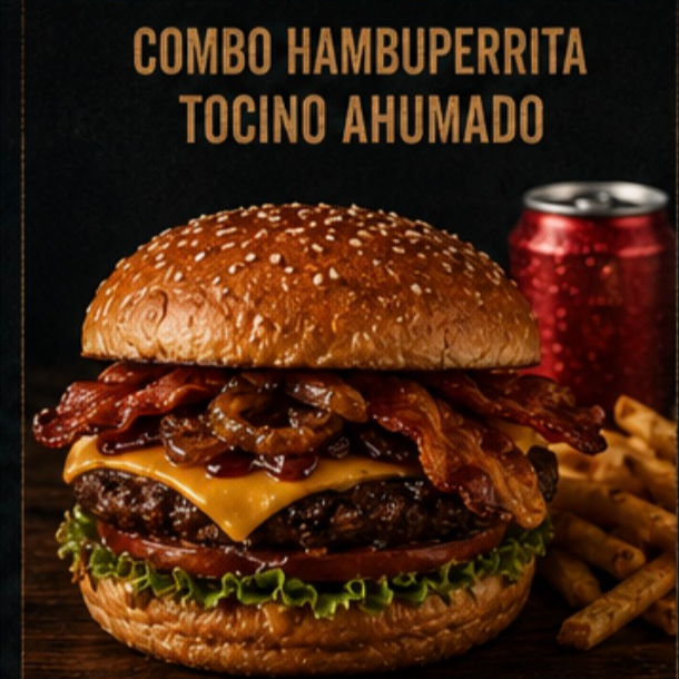 Combo Hambuperrita Tocino Ahumado