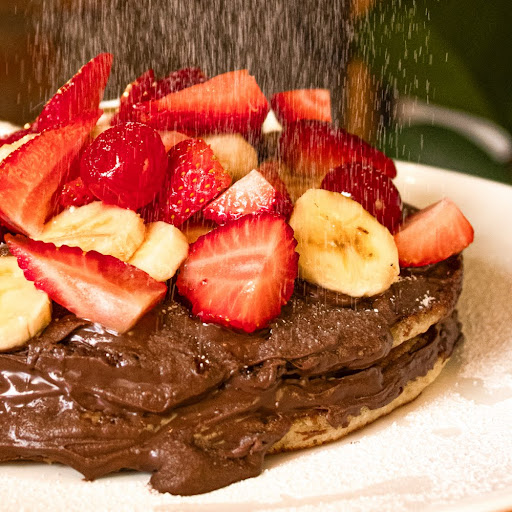 Panqueques De Nutella, Fresa Y Banano