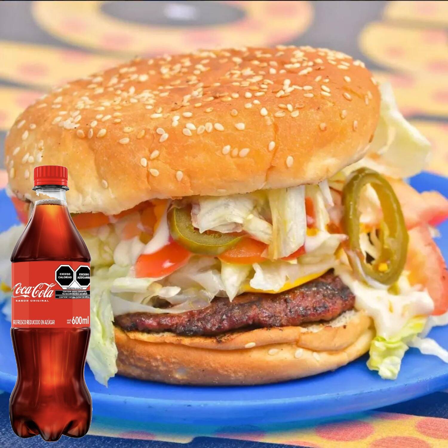 Combo-Coca Cola Sencilla + Coca 600ml