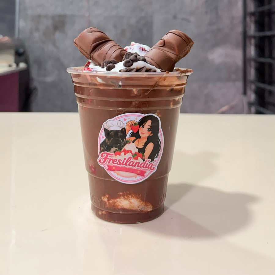 FRESAS CON CREMA 16 OZ