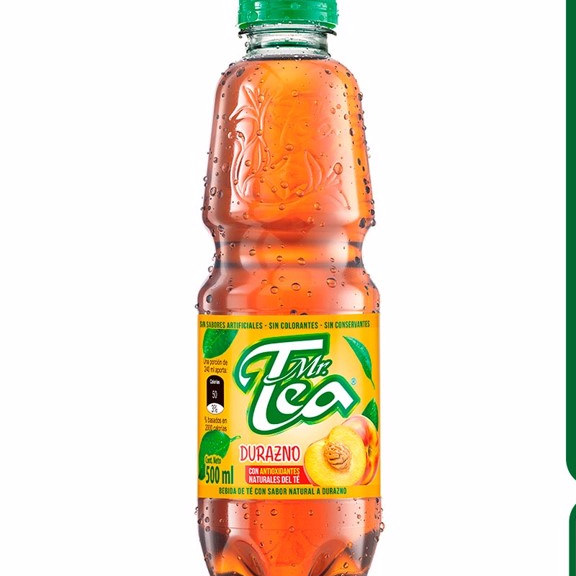 mr tee durazno 500 ml