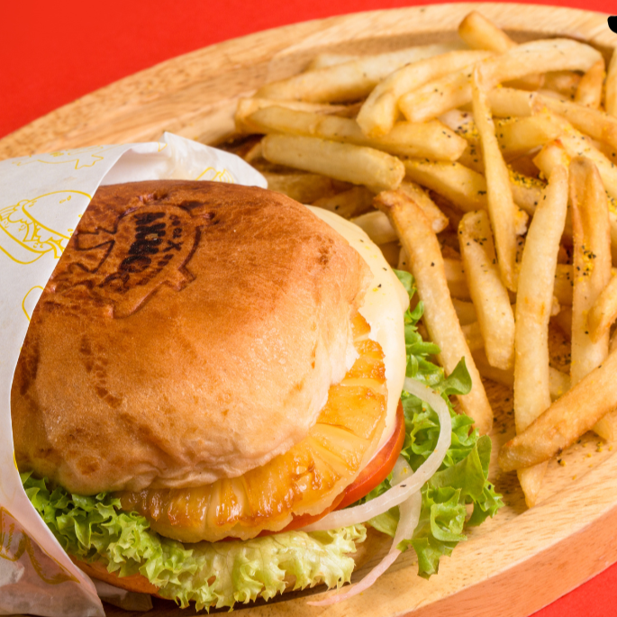 Hamburguesa Hawaiana