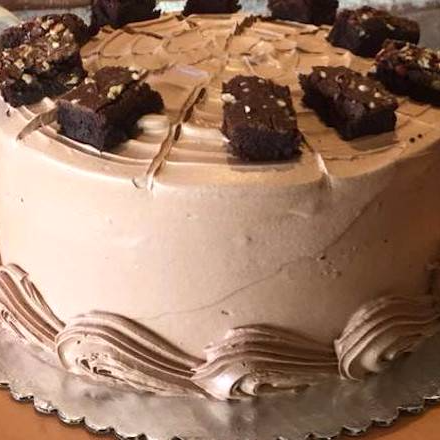 Rebanada de Pastel Fantasía de Chocolate