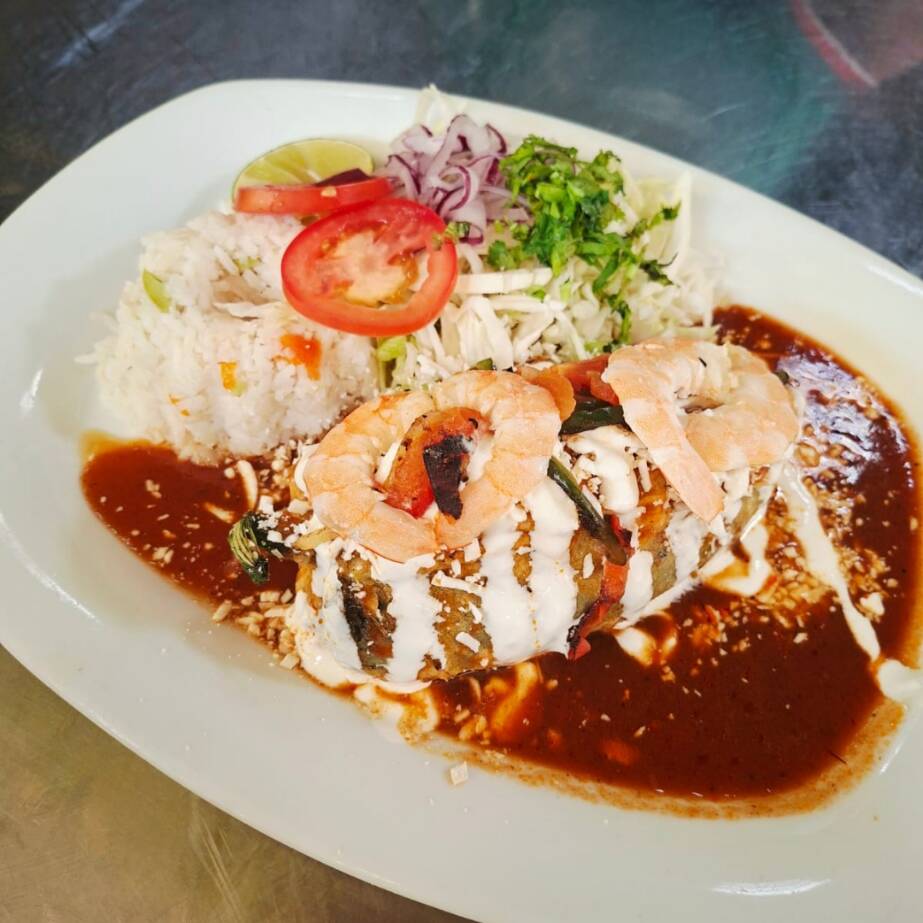 Chile Rellenos de Camarón