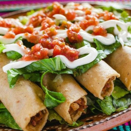 Tacos Dorados, 8 por Orden