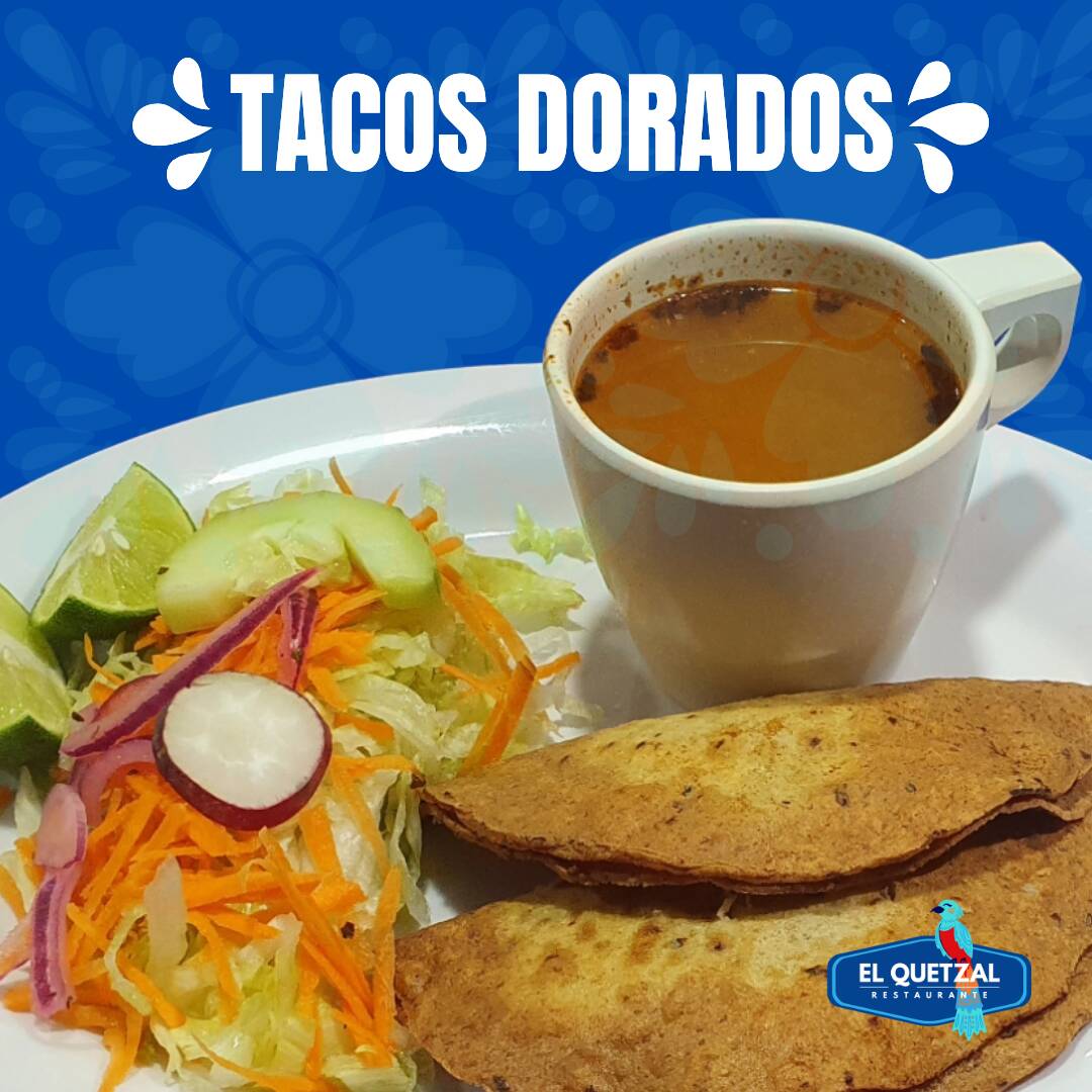 4 Tacos Dorados + Refresco