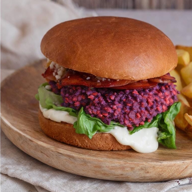 1-Hamburguesa Crispy Doritos Morados