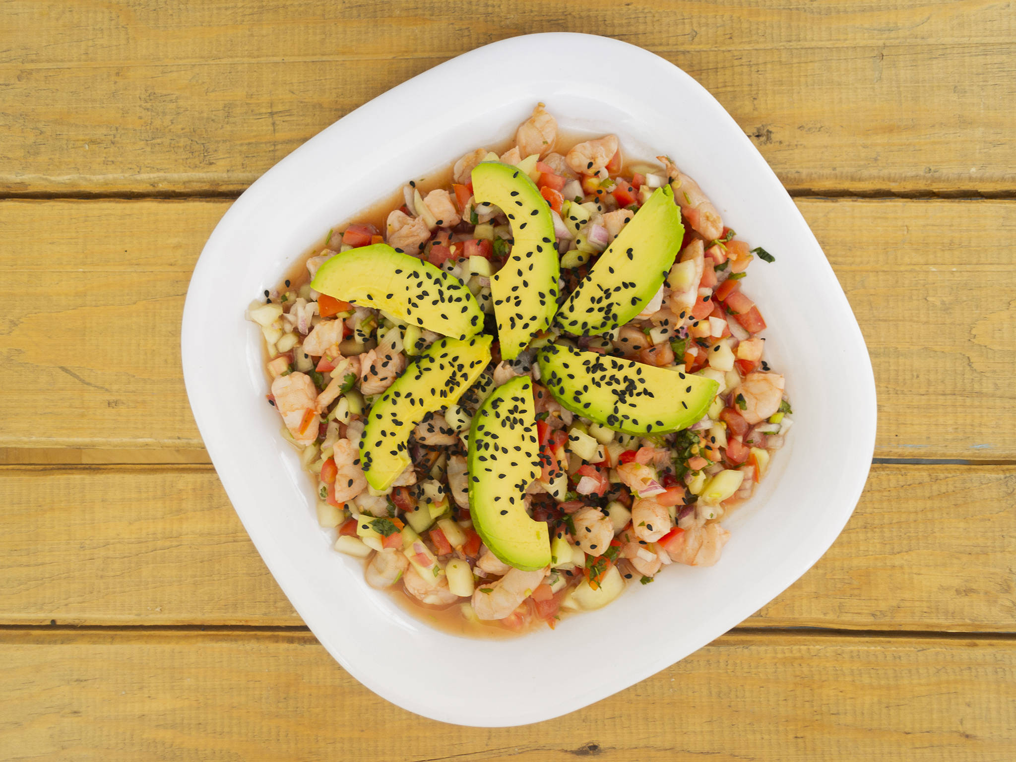 Media Orden de Ceviche de Camarón