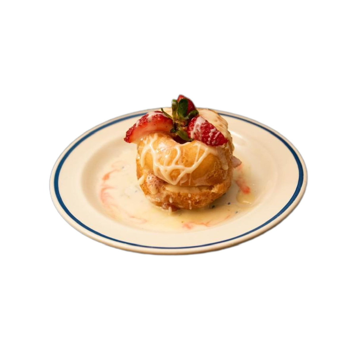 Dona de Fresas con Lechera