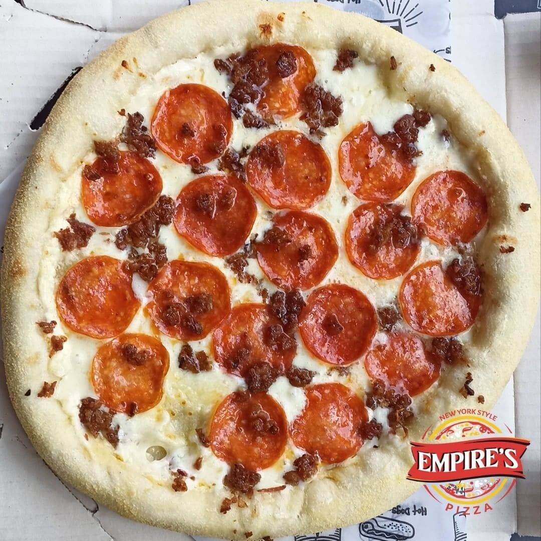 Pizza Blanca de la Casa Mediana