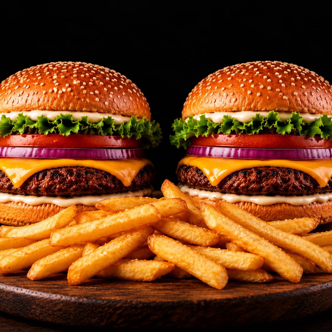 2 Burger Clasicas con Papas