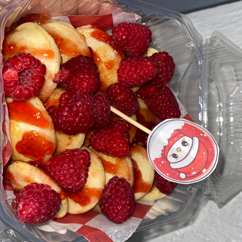 Mini Hot Cake’s Con Fruta 15 Piezas!!