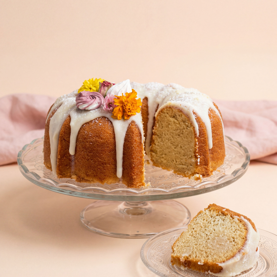Torta de naranja grande con chocolate ganache