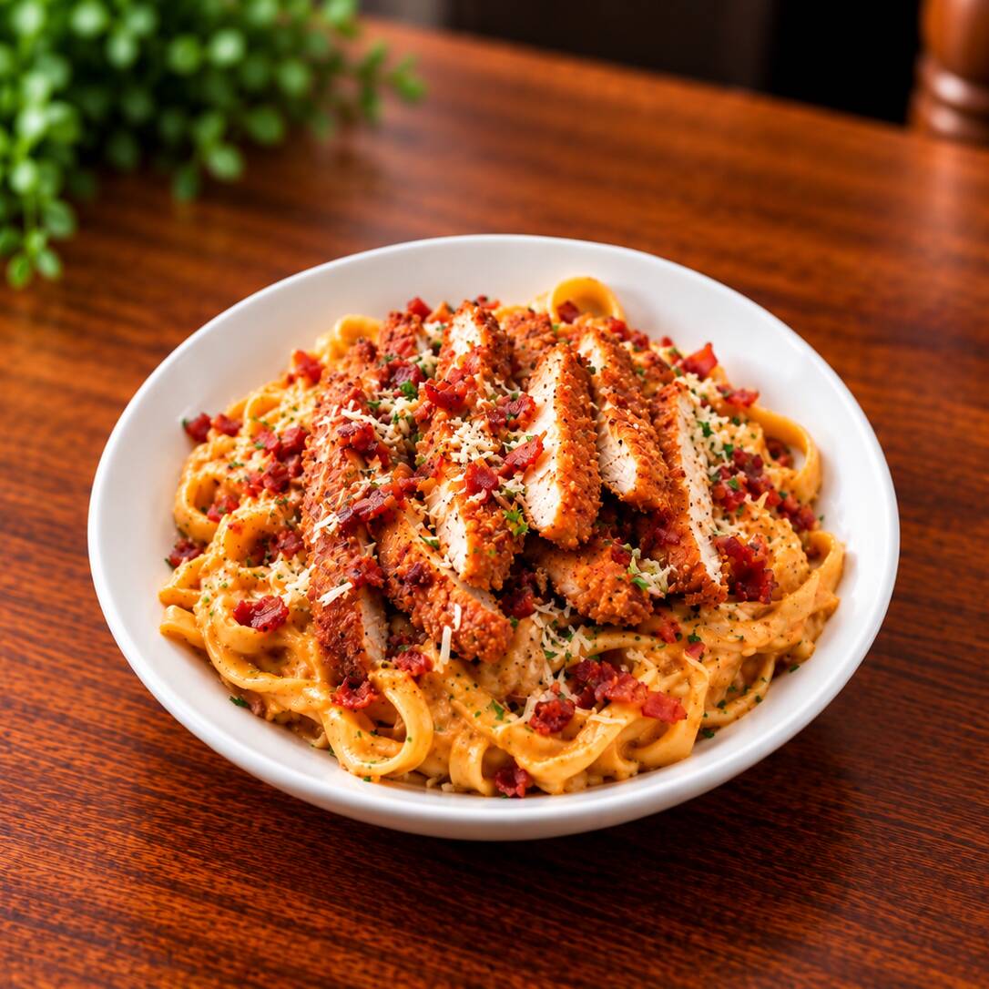 Fettuccine Chipotle con Pollo