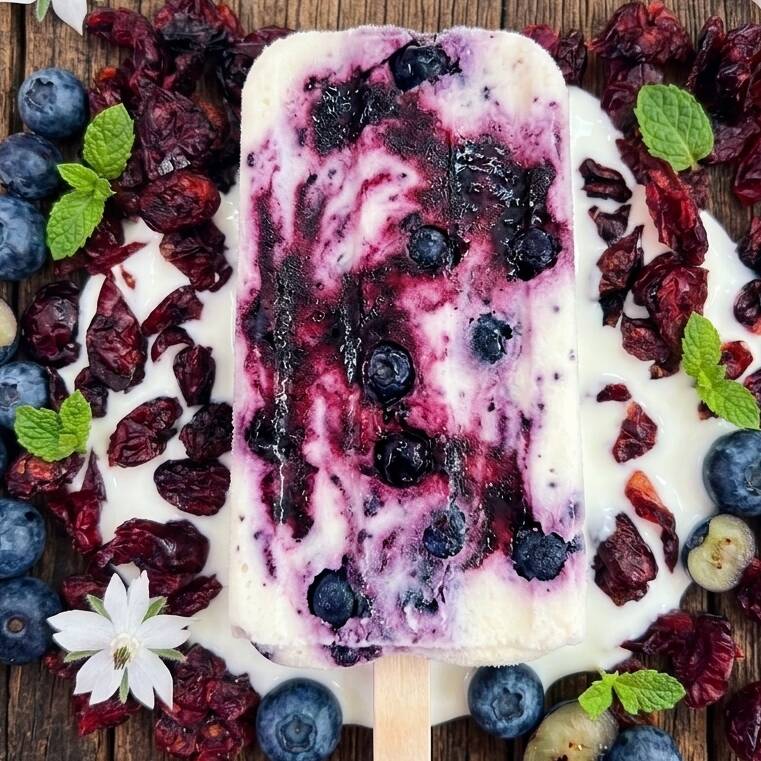 Paleta de Blueberry.