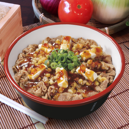 Gyudon Salsa Teriyaki con Queso Crema