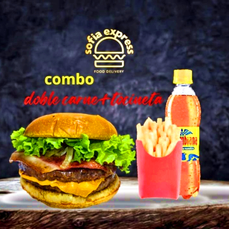 Combo sofia Doble Carne con Tocineta
