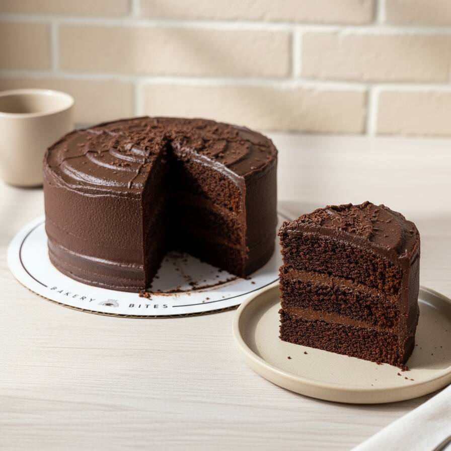 Porción Torta Vegana de Chocolate
