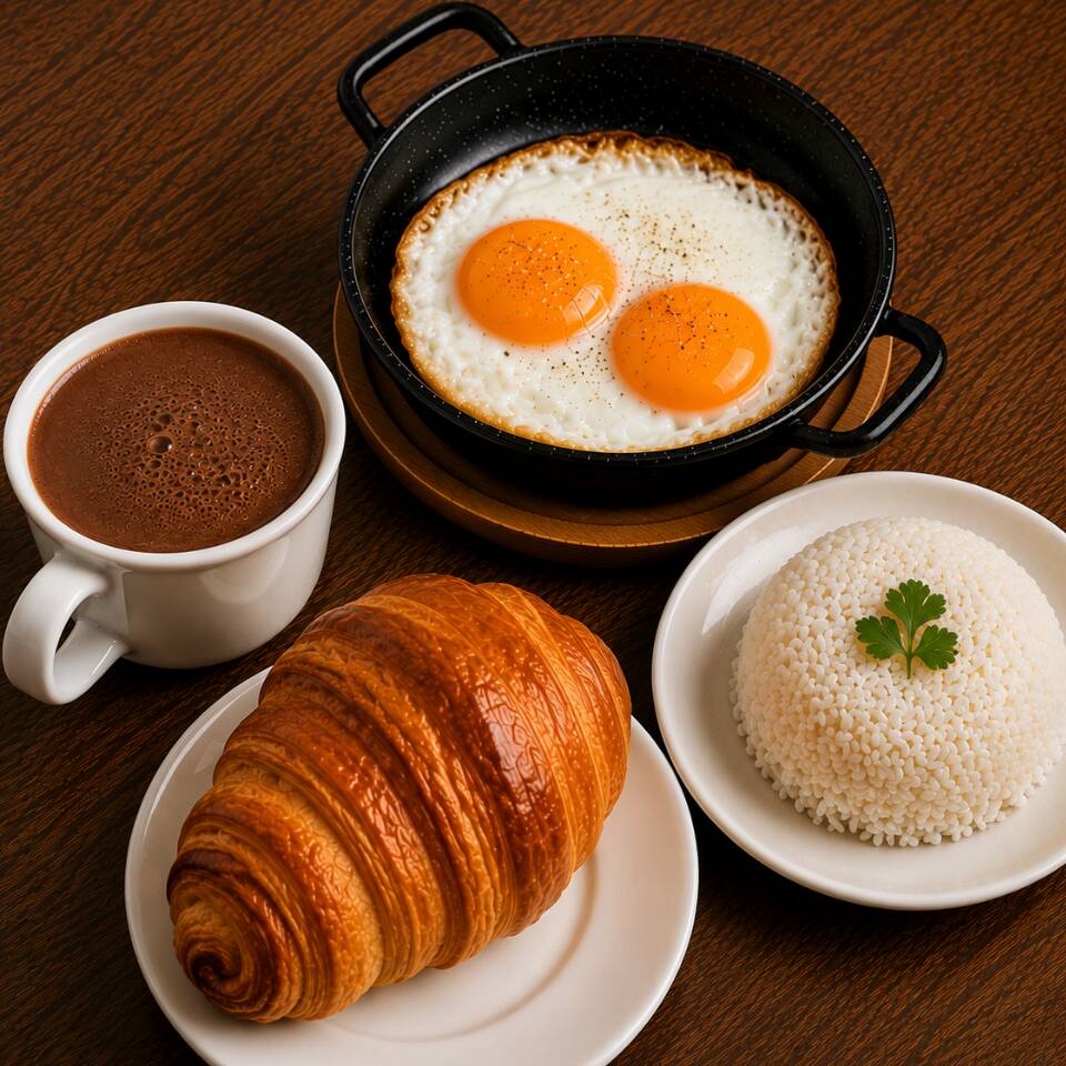 Combo Desayuno Huevos con Arroz