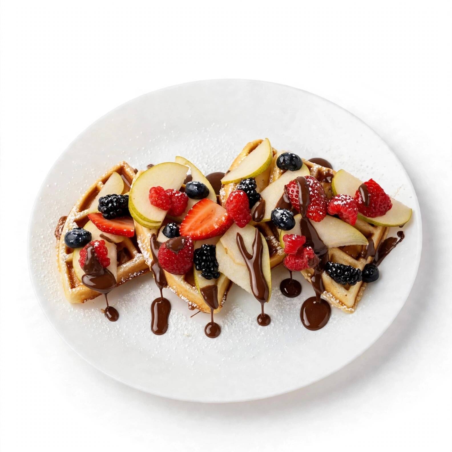 Waffles Con NUTELLA
