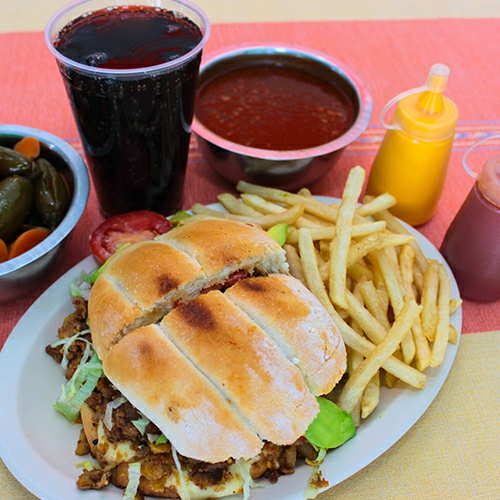 Combo Torta con Papas y Té de Jasmin