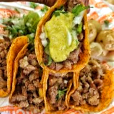 2 tacos de asada