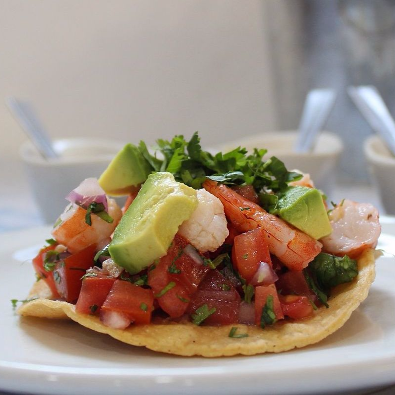 Tostada de Jaiba