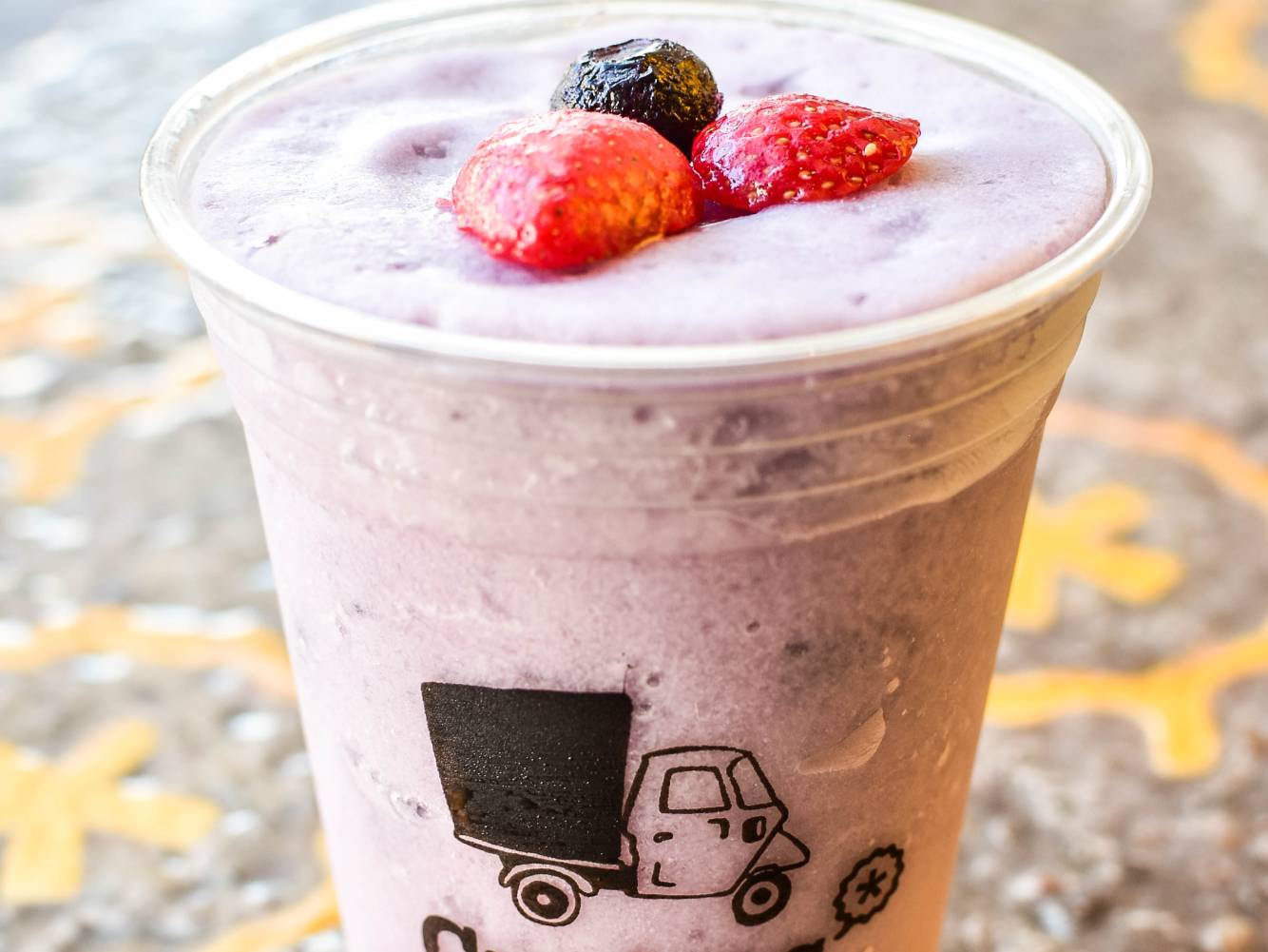 Frappé morayogurt 🍇
