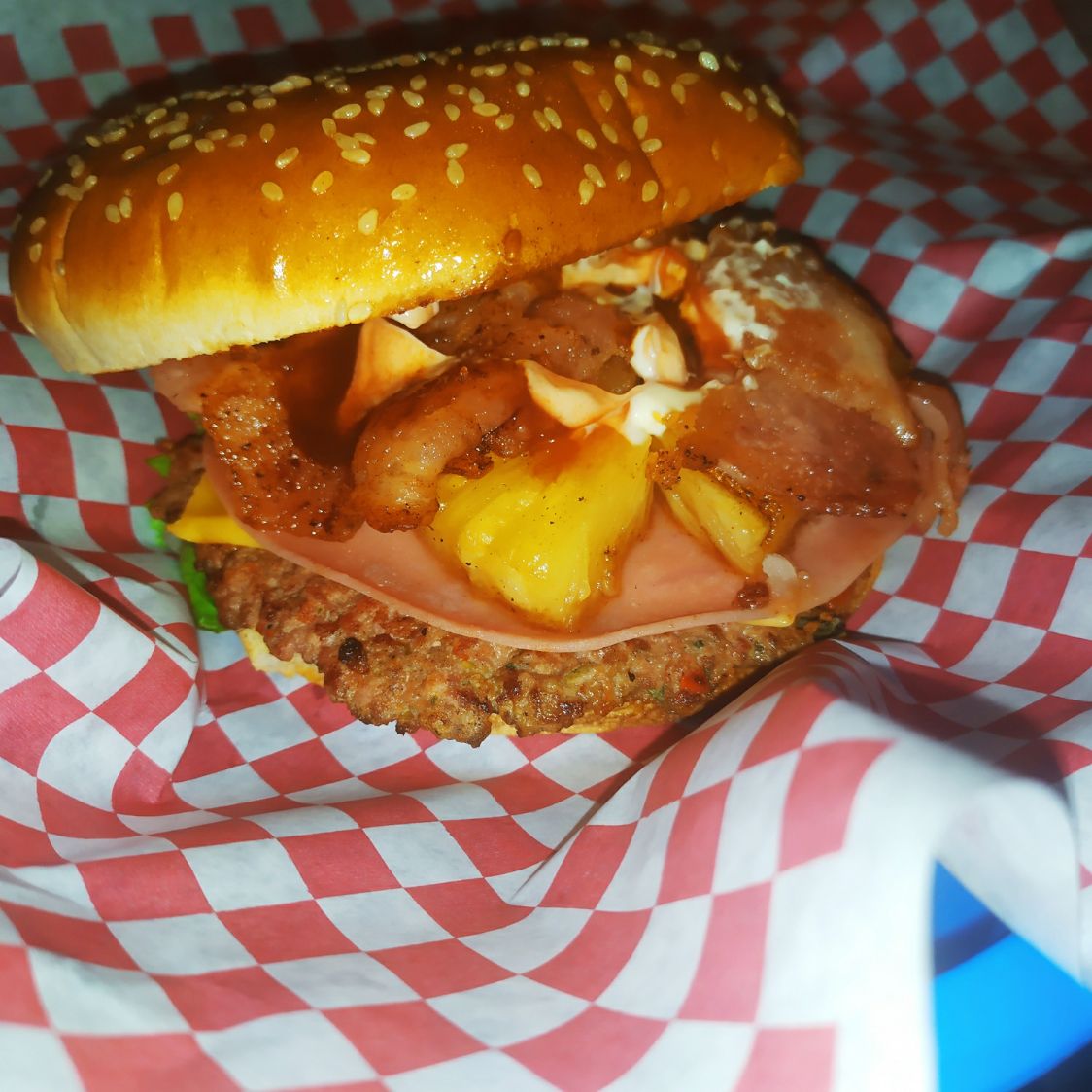 Hamburguesa Hawaiana