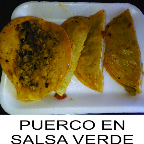 Taco de Puerco en Salsa Verde *