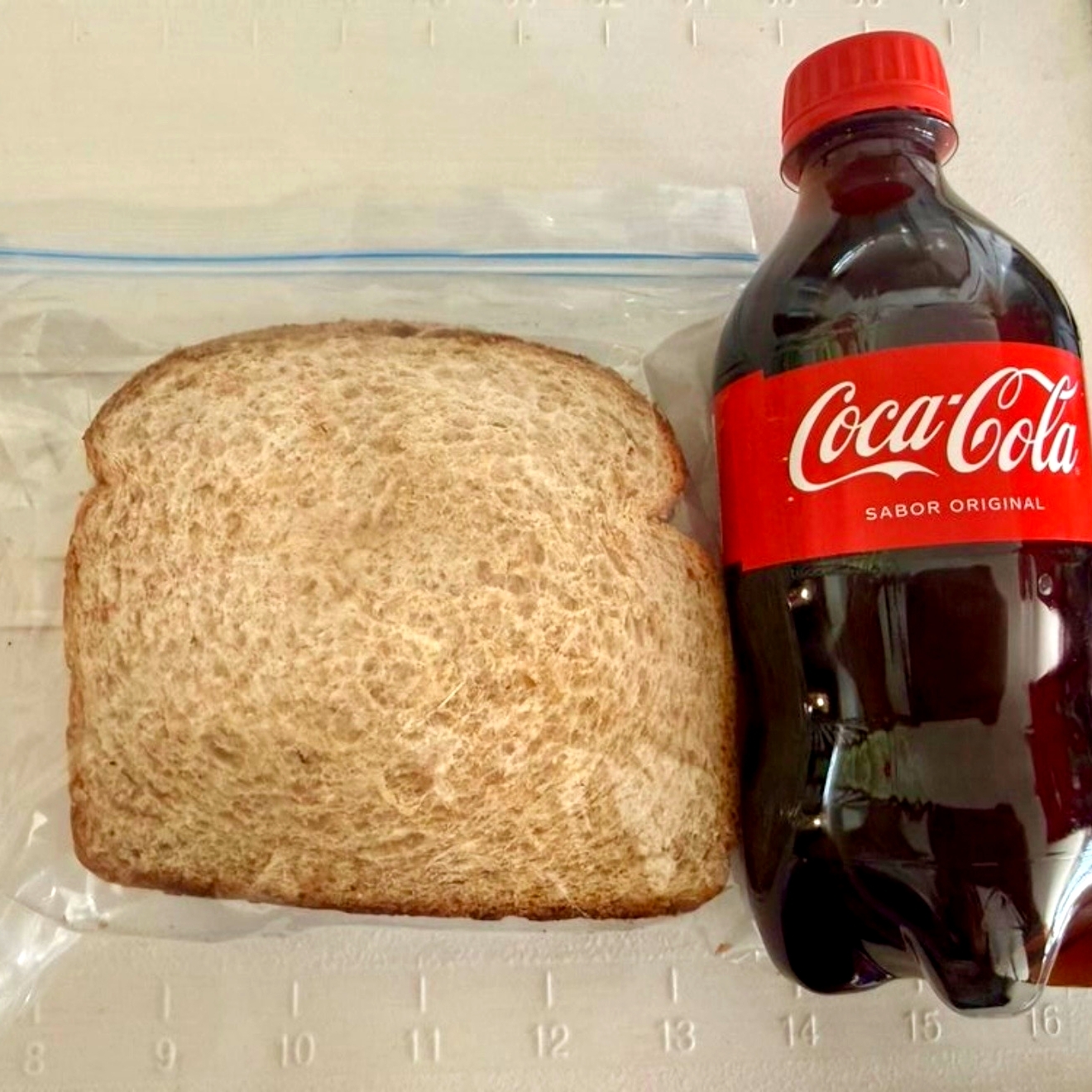 Sándwich de Ensalada de Pollo y Coca