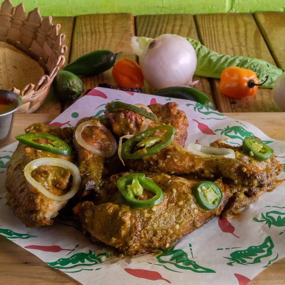 Medio Pollo Salseado