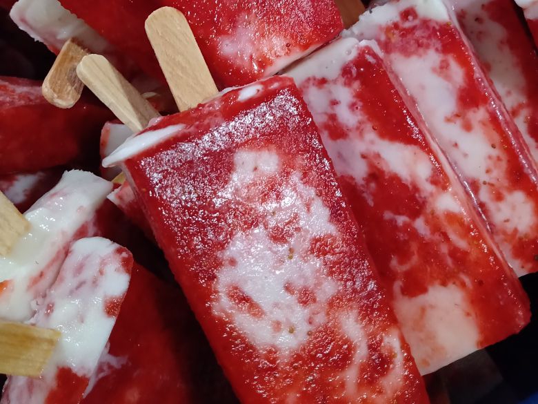 Paleta de Fresa Agua