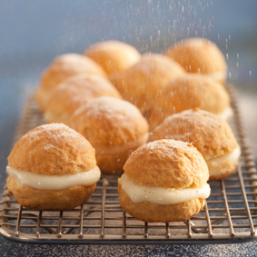 Mini sonho de creme 06 unidades