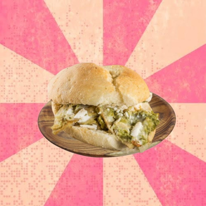 Torta de Chilaquiles Verdes