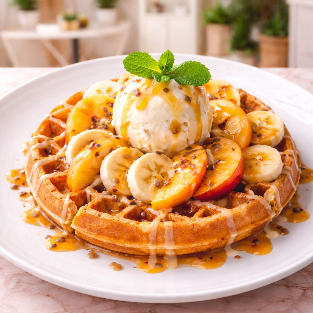 Waffle Alquimia Tropical