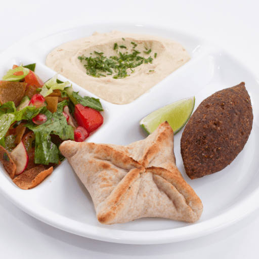 Monte o seu com 2 salgados, 1 pasta e 1 salada.