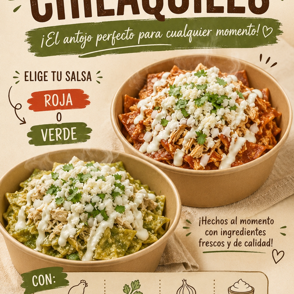 Chilaquiles con Pollo