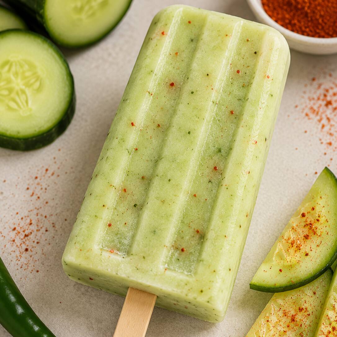 Paleta de Pepino con Tajin Chica