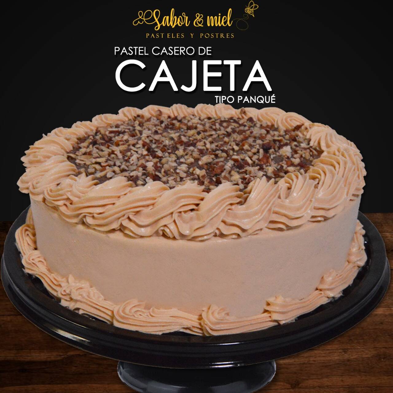 Pastel Casero de Cajeta