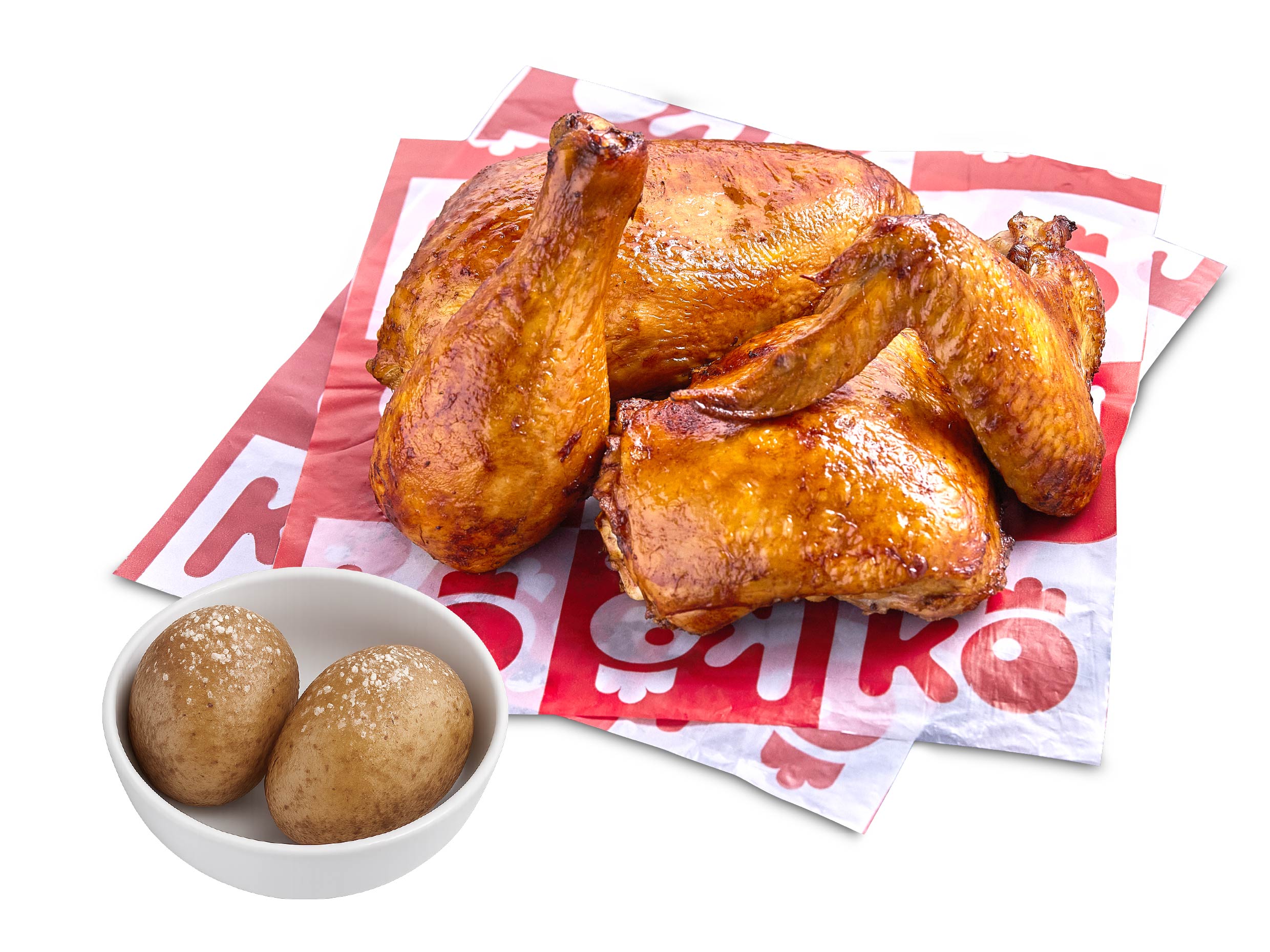 4 presas kokoriko asado