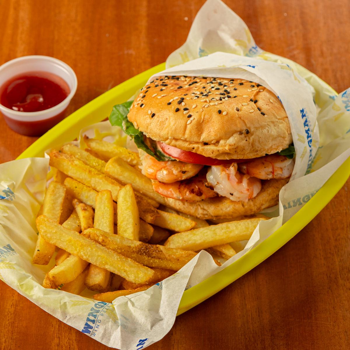 CAMARÓN CHEESY BURGUER