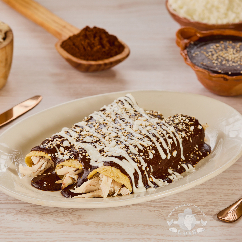 Orden Enchiladas de Mole 3 Pzas