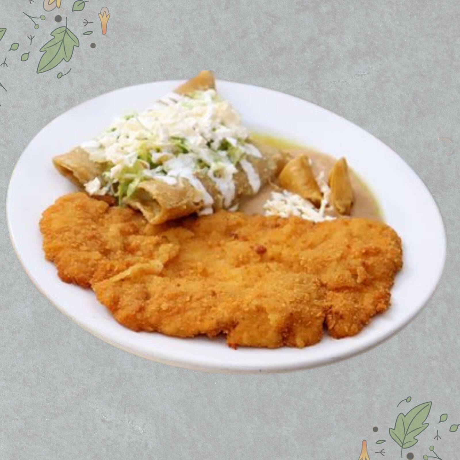 Enchiladas con Milanesa de Pollo