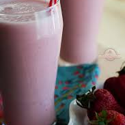 Licuado de Fresa