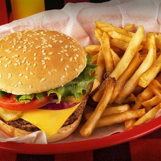 Hamburguesa con Papas