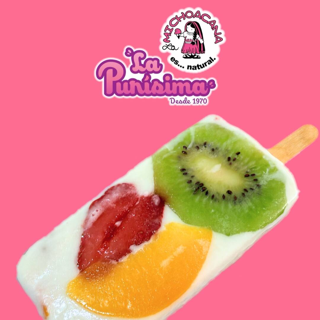 Paleta de Yogurt con Frutas