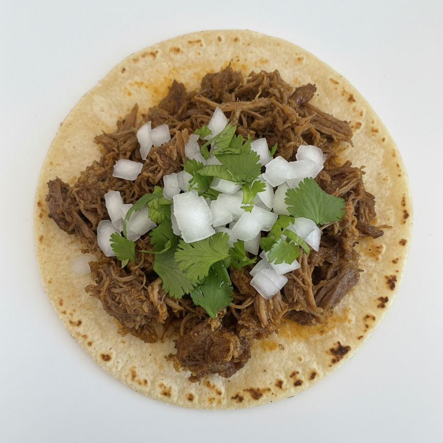 Taco de Barbacoa de res