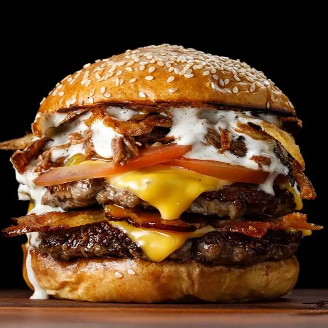 Hamburguesa Maxi + Coca Cola