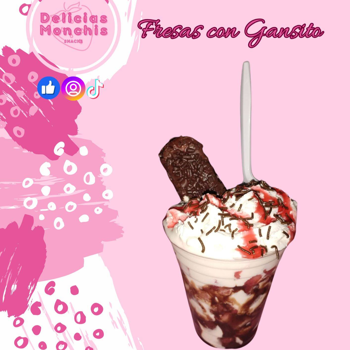Fresas con Gansito 12 Medianas Oz
